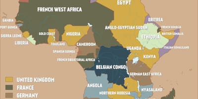 Bản đồ của anh Cameroon