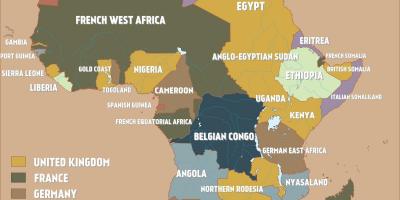 Bản đồ của anh Cameroon