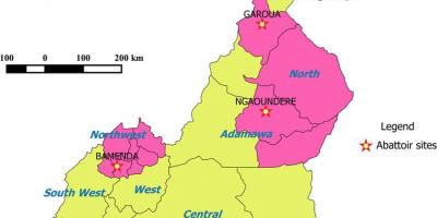 Cameroon đang ở khu vực bản đồ