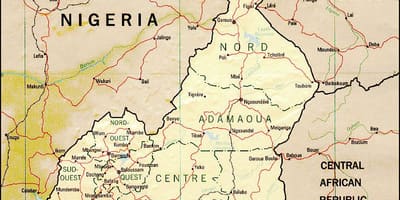 Bản đồ của Cameroon