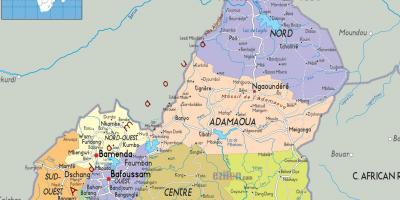 Cameroon bản đồ khu vực